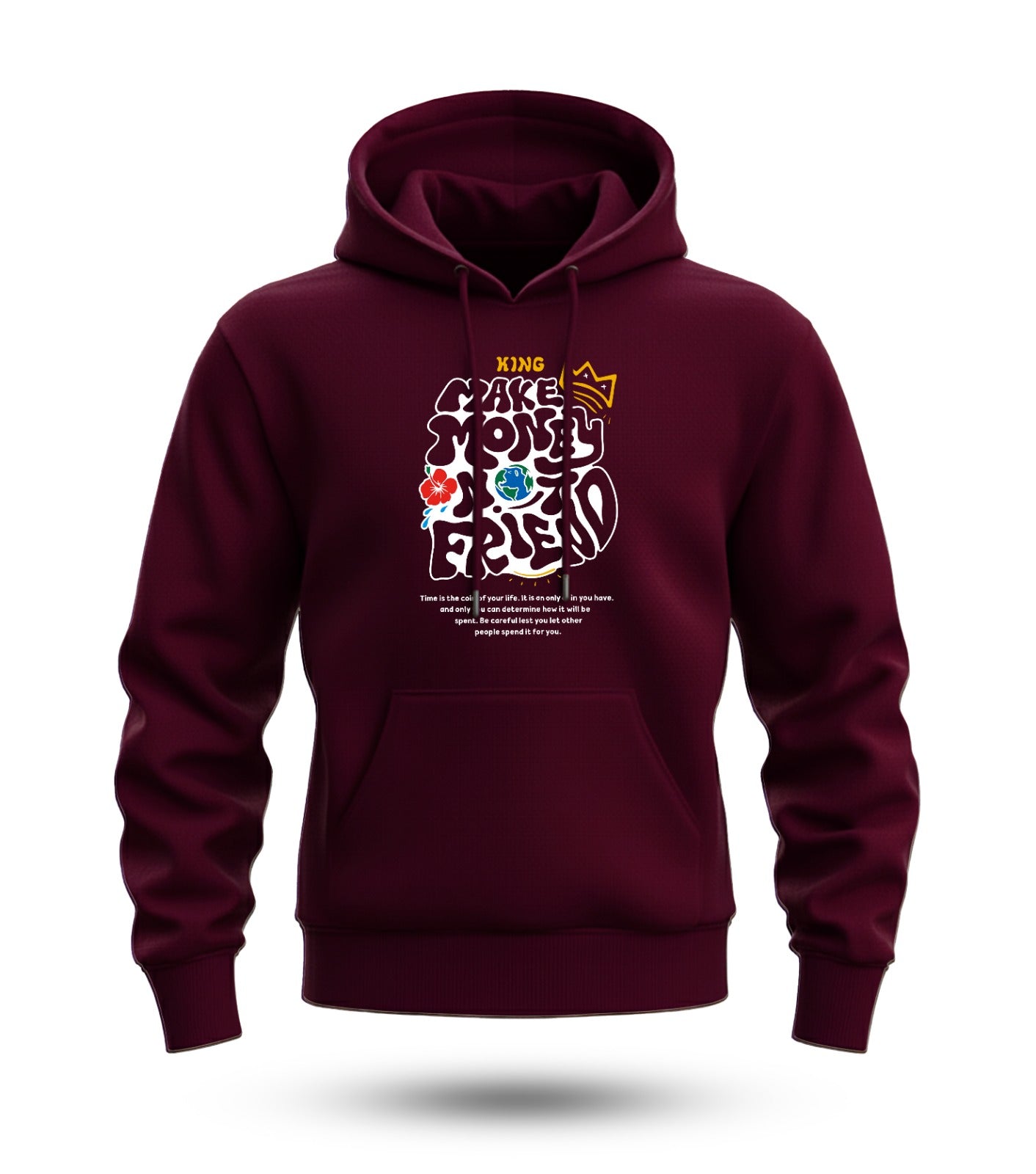 Printed Winter Hoodie, Soft Fabric with Modern Cozy Fit