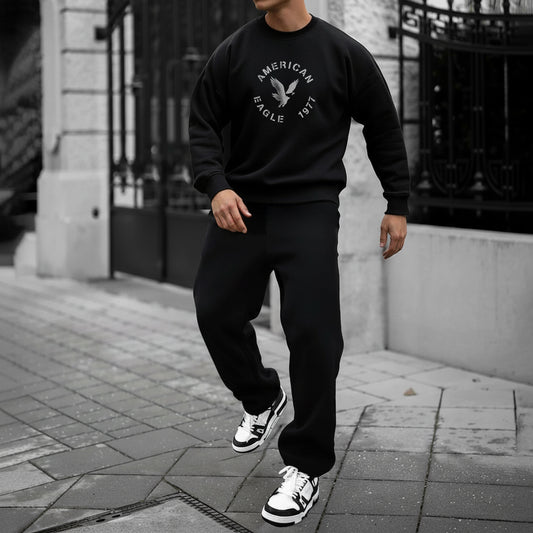 Winter Round Hoodie Set, Premium Cozy Pants and Comfort