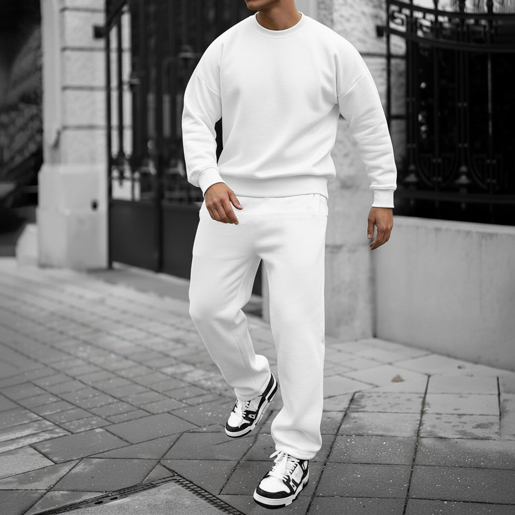 Plain Winter Hoodie Set, Minimal Style and Ultimate Comfort