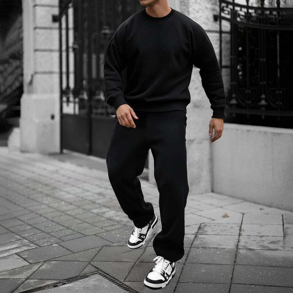 Plain Winter Hoodie Set, Minimal Style and Ultimate Comfort