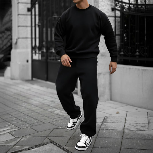 Plain Winter Hoodie Set, Minimal Style and Ultimate Comfort