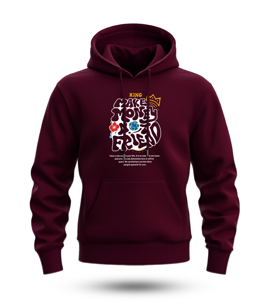 Printed Winter Hoodie, Soft Fabric with Modern Cozy Fit